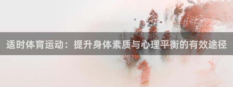 雷速卖方案赚钱吗：适时体育运动：提升身体素质与心理平衡的有效途径